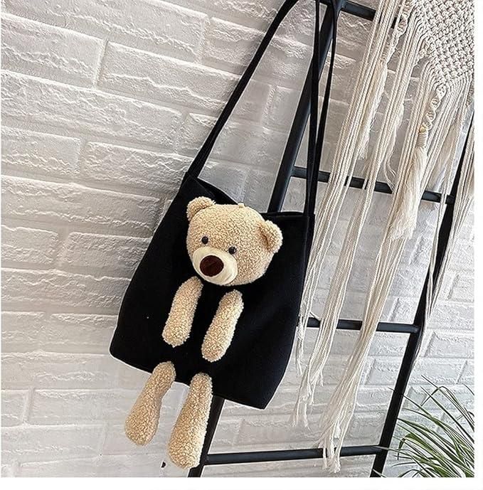 Handbag with Cute Teddy Bear