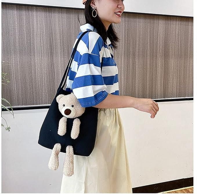 Handbag with Cute Teddy Bear